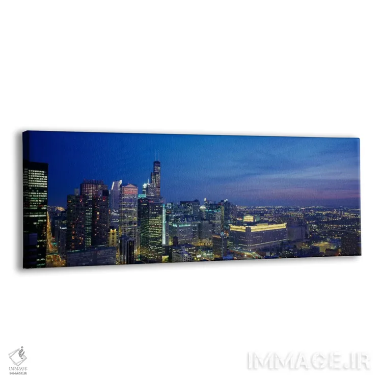 تابلو ایالات متحده آمریکا، ایلینوی، شیکاگو، شامگاه اثر پانورامیک ایمجز (استودیو عکاسی عریض) - نمای پرسپکتیو محصول