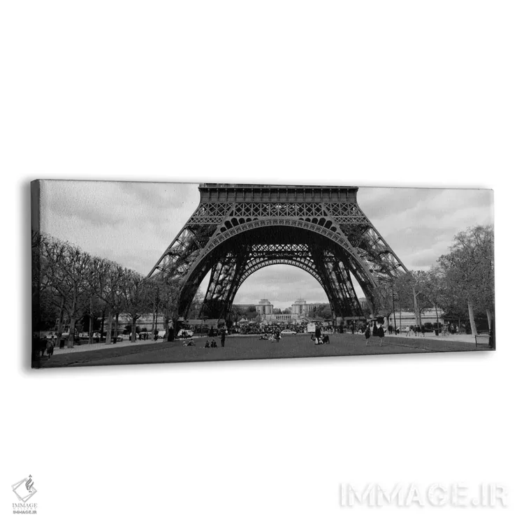 تابلو نمای پایین از یک برج، برج ایفل، پاریس، فرانسه اثر پانورامیک ایمجز (استودیو عکاسی عریض) - نمای پرسپکتیو محصول
