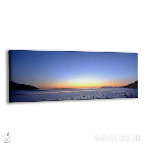 تابلو غروب خورشید بر فراز دریا، ترناگین آرم، خلیج کوک، نزدیک به آنکوریج، آلاسکا، ایالات متحده آمریکا اثر پانورامیک ایمجز (استودیو عکاسی عریض) - نمای پرسپکتیو محصول