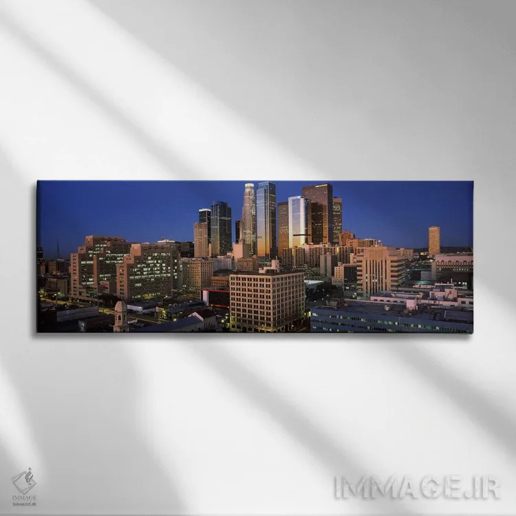 تابلو لس آنجلس، کالیفرنیا، آمریکا #۲ اثر پانورامیک ایمجز (استودیو عکاسی عریض) - نمای روبهرو روی دیوار