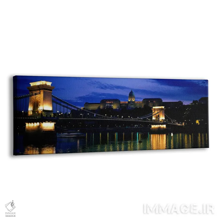 تابلو پل سچنی، قصر سلطنتی، بوداپست، مجارستان اثر پانورامیک ایمجز (استودیو عکاسی عریض) - نمای پرسپکتیو محصول