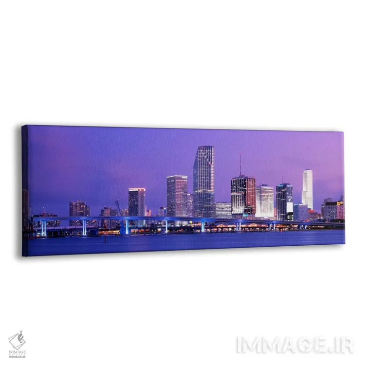 تابلو میامی، فلوریدا اثر پانورامیک ایمجز (استودیو عکاسی عریض) - نمای پرسپکتیو محصول