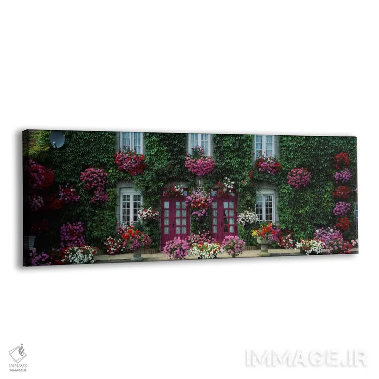 تابلو گلها در خانه برتونی، بریتانی، فرانسه اثر پانورامیک ایمجز (استودیو عکاسی عریض) - نمای پرسپکتیو محصول