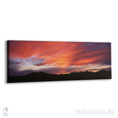 تابلو غروب خورشید بر فراز جنگل ملی بلک هیلز، پارک ایالتی کستر، داکوتای جنوبی، آمریکا اثر پانورامیک ایمجز (استودیو عکاسی عریض) - نمای پرسپکتیو محصول