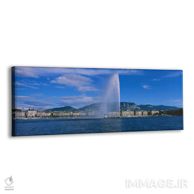 تابلو فواره ژت دو او، ژنو، سوئیس اثر پانورامیک ایمجز (استودیو عکاسی عریض) - نمای پرسپکتیو محصول