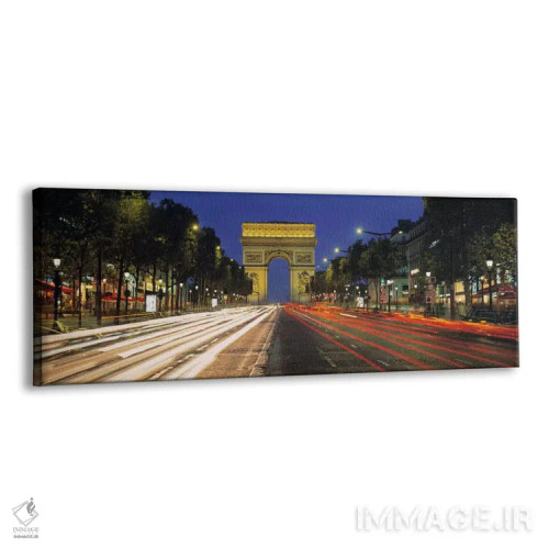 تابلو آرک دترایامف، پاریس، ایل-دو-فرانس، فرانسه اثر پانورامیک ایمجز (استودیو عکاسی عریض) - نمای پرسپکتیو محصول