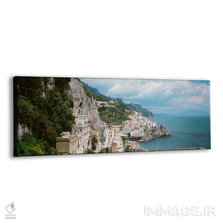 تابلو "ساحل آمالفی، سالرنو، ایتالیا" اثر پانورامیک ایمجز (استودیو عکاسی عریض) - نمای پرسپکتیو محصول