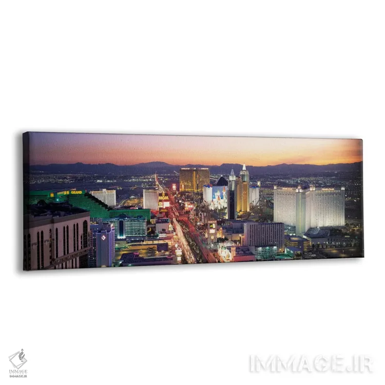 تابلو "استریپ، لاس وگاس، نوادا، ایالات متحده آمریکا" اثر پانورامیک ایمجز (استودیو عکاسی عریض) - نمای پرسپکتیو محصول
