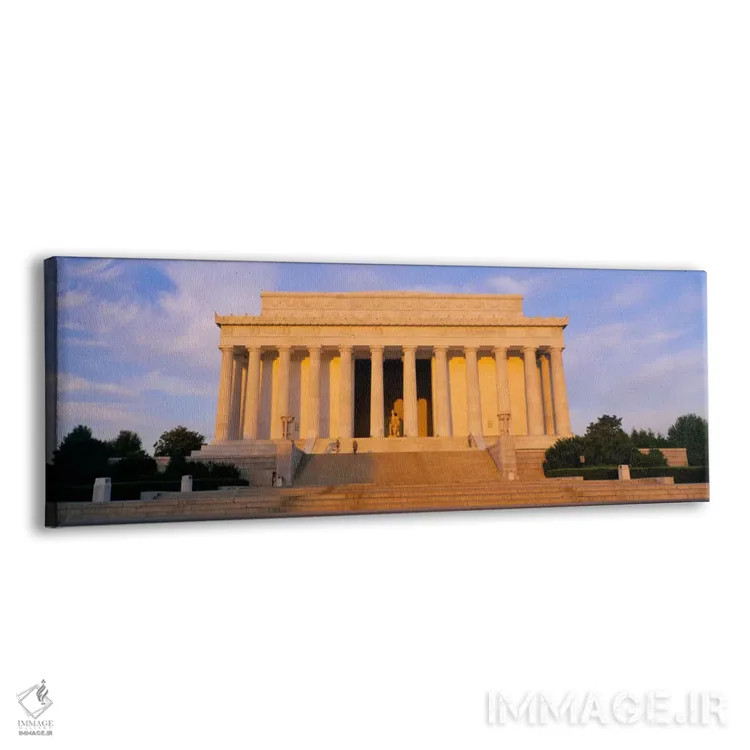 تابلو "نمای ساختمان یادبود، یادبود لینکلن، واشنگتن دیسی، ایالات متحده آمریکا" اثر پانورامیک ایمجز (استودیو عکاسی عریض) - نمای پرسپکتیو محصول