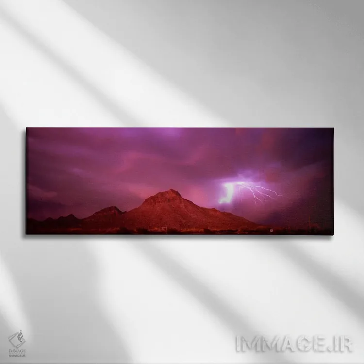 تابلو "توسان، آریزونا، ایالات متحده آمریکا" اثر پانورامیک ایمجز (استودیو عکاسی عریض) - نمای روبهرو روی دیوار