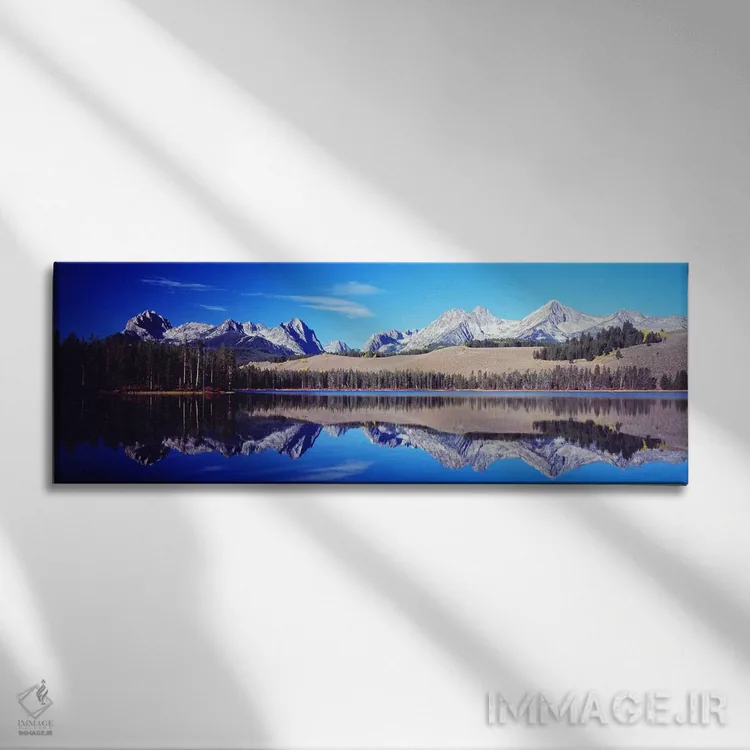 تابلو "دریاچه ماهی قرمز کوچک، کوههای آیداهو، ایالات متحده آمریکا" اثر پانورامیک ایمجز (استودیو عکاسی عریض) - نمای روبهرو روی دیوار