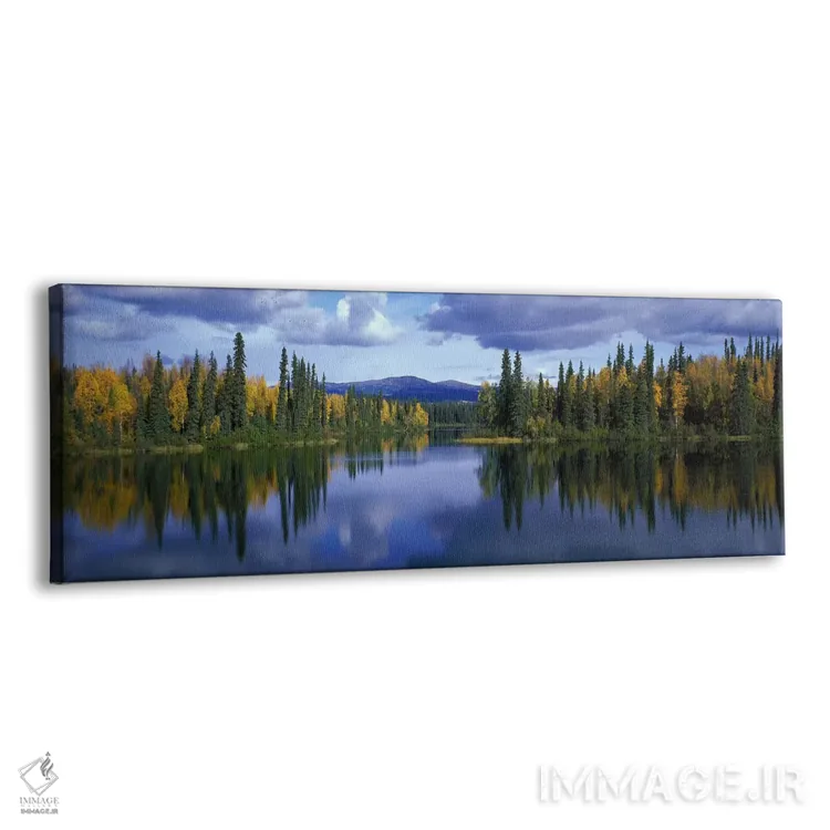تابلو "دریاچه اژدها، یوکان، کانادا" اثر پانورامیک ایمجز (استودیو عکاسی عریض) - نمای پرسپکتیو محصول