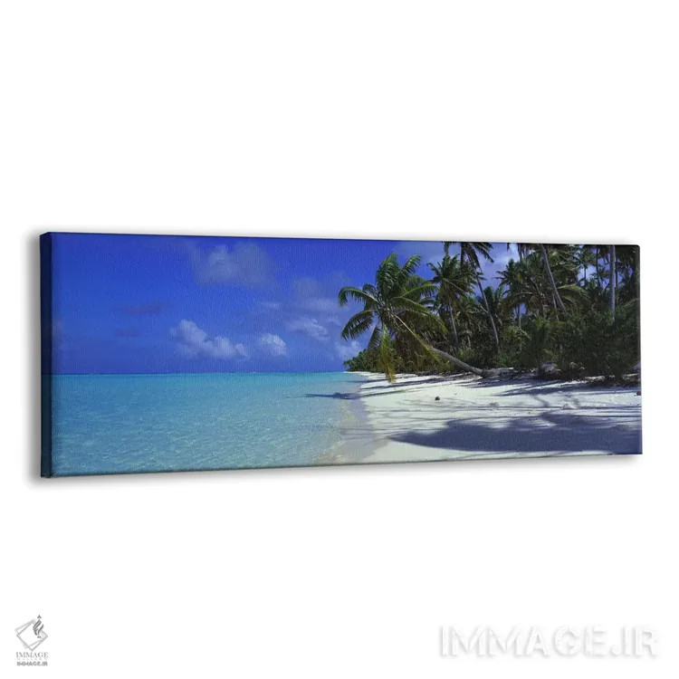 تابلو Teti'aroa, Windward Islands, Society Islands, French Polynesia,ساحل دورافتاده، تتیاروا، جزایر ویندوارد، جزایر سوسایتی، پلینزی فرانسه اثر پانورامیک ایمجز (استودیو عکاسی عریض) - نمای پرسپکتیو محصول