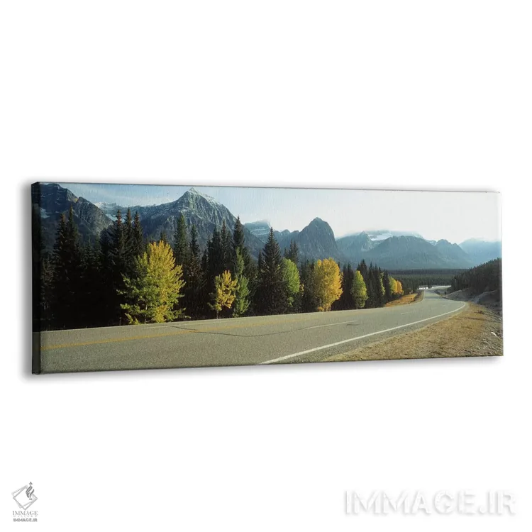 تابلو جاده، آلبرتا، کانادا اثر پانورامیک ایمجز (استودیو عکاسی عریض) - نمای پرسپکتیو محصول