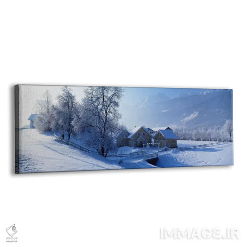 تابلو مزرعه زمستانی، اتریش اثر پانورامیک ایمجز (استودیو عکاسی عریض) - نمای پرسپکتیو محصول