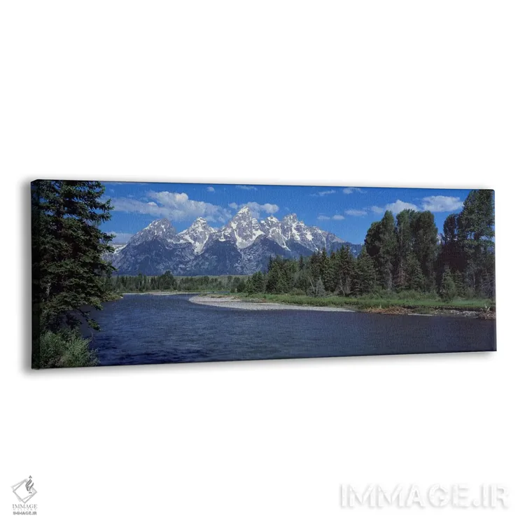 تابلو رودخانه اسنیک و گرند تتون، وایومینگ، آمریکا اثر پانورامیک ایمجز (استودیو عکاسی عریض) - نمای پرسپکتیو محصول