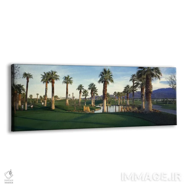 تابلو Palm Desert, Riverside County, California, USA,زمین گلف صحرای اسپرینگز، پام دزرت، شهرستان ریورساید، کالیفرنیا، آمریکا اثر پانورامیک ایمجز (استودیو عکاسی عریض) - نمای پرسپکتیو محصول