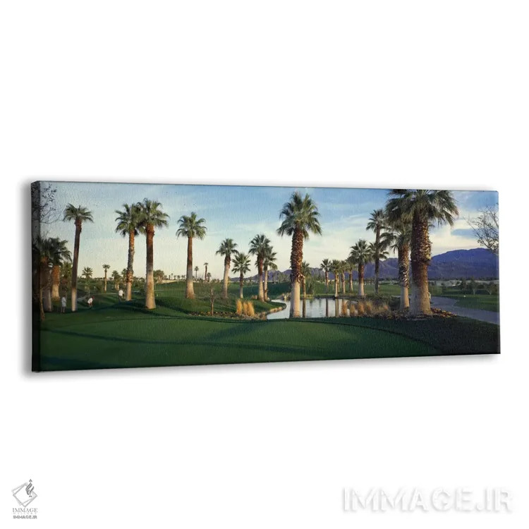 تابلو Palm Desert, Riverside County, California, USA,زمین گلف صحرای اسپرینگز، پام دزرت، شهرستان ریورساید، کالیفرنیا، آمریکا اثر پانورامیک ایمجز (استودیو عکاسی عریض) - نمای پرسپکتیو محصول