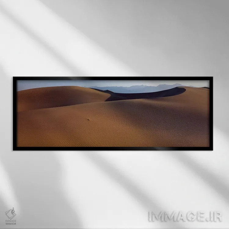 تابلو بیابان دره مرگ، کالیفرنیا، آمریکا اثر پانورامیک ایمجز (استودیو عکاسی عریض) - نمای قابدار مشکی