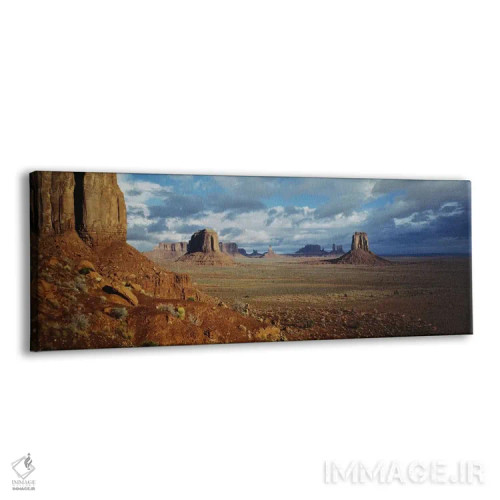 تابلو Monument Valley, Navajo Nation, USA,چشمانداز دره طوفانی، دره مونومنت، ملت ناواهو، آمریکا اثر پانورامیک ایمجز (استودیو عکاسی عریض) - نمای پرسپکتیو محصول
