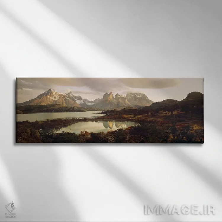 تابلو پارک ملی تورس دل پاینه، شیلی اثر پانورامیک ایمجز (استودیو عکاسی عریض) - نمای روبهرو روی دیوار