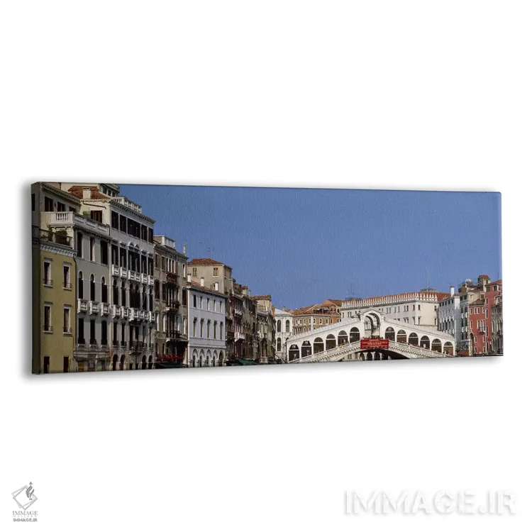 تابلو Venice, Veneto, Italy,پل ریالتو و معماری اطراف، ونیز، ونتو، ایتالیا اثر پانورامیک ایمجز (استودیو عکاسی عریض) - نمای پرسپکتیو محصول
