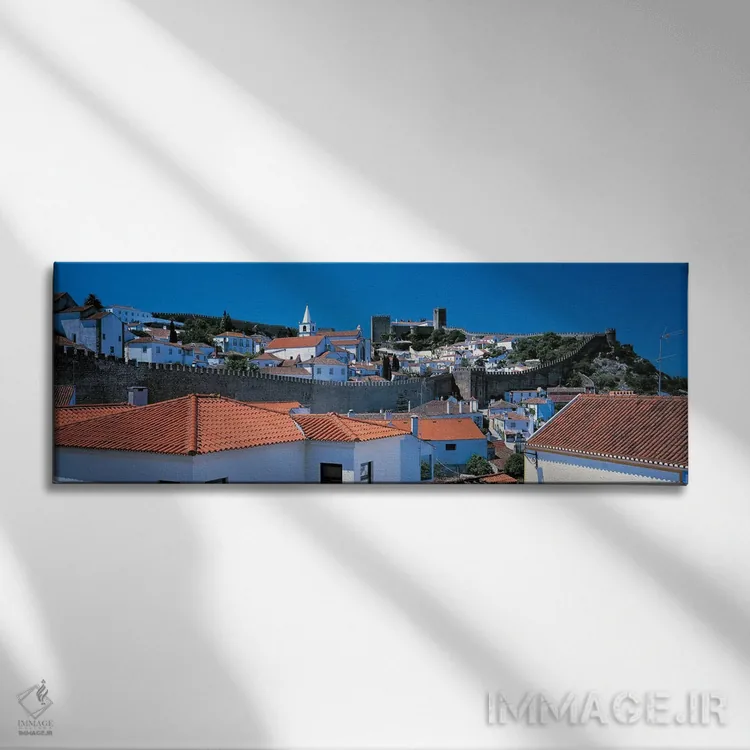 تابلو اوبیدوش، پرتغال اثر پانورامیک ایمجز (استودیو عکاسی عریض) - نمای روبهرو روی دیوار