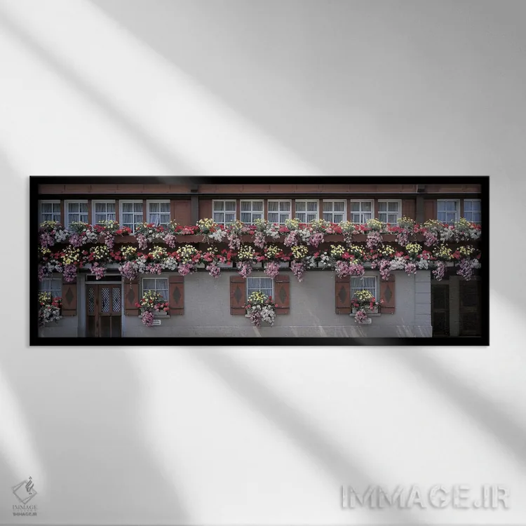 تابلو اپنزل، سوئیس اثر پانورامیک ایمجز (استودیو عکاسی عریض) - نمای قابدار مشکی