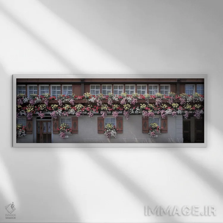 تابلو اپنزل، سوئیس اثر پانورامیک ایمجز (استودیو عکاسی عریض) - نمای قابدار سفید