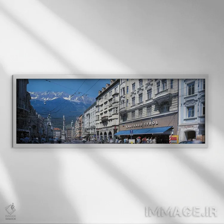 تابلو اینس بروک، تی رول، اتریش اثر پانورامیک ایمجز (استودیو عکاسی عریض) - نمای قابدار سفید