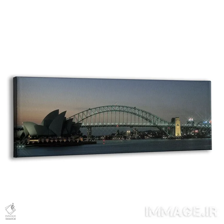 تابلو ساختمان اپرا و پل بندرگاه سیدنی، استرالیا اثر پانورامیک ایمجز (استودیو عکاسی عریض) - نمای پرسپکتیو محصول