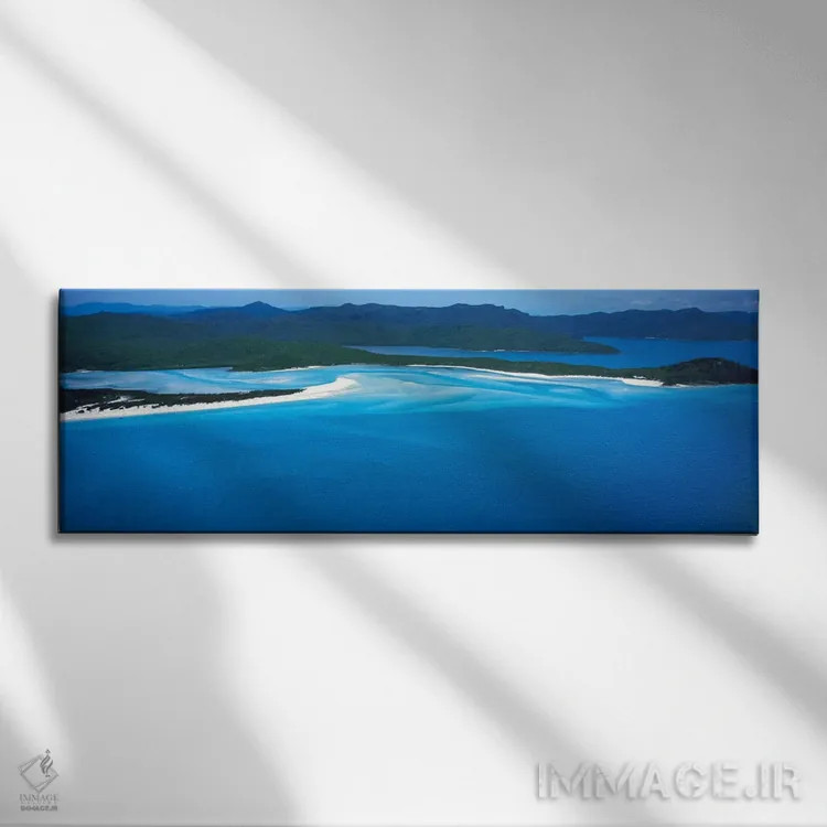تابلو ساحل وایت هیون، صخره بزرگ مرجانی، کوئینزلند، استرالیا اثر پانورامیک ایمجز (استودیو عکاسی عریض) - نمای روبهرو روی دیوار