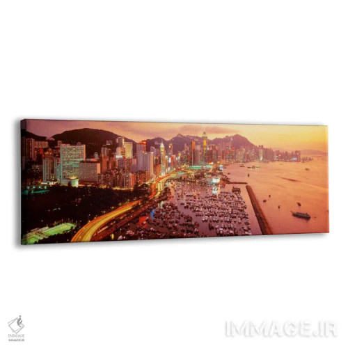 تابلو هنگکنگ اثر پانورامیک ایمجز (استودیو عکاسی عریض) - نمای پرسپکتیو محصول