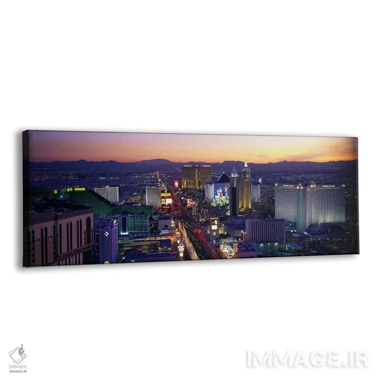 تابلو Nevada, USA,بلوار استریپ لاسوگاس، نوادا، آمریکا اثر پانورامیک ایمجز (استودیو عکاسی عریض) - نمای پرسپکتیو محصول