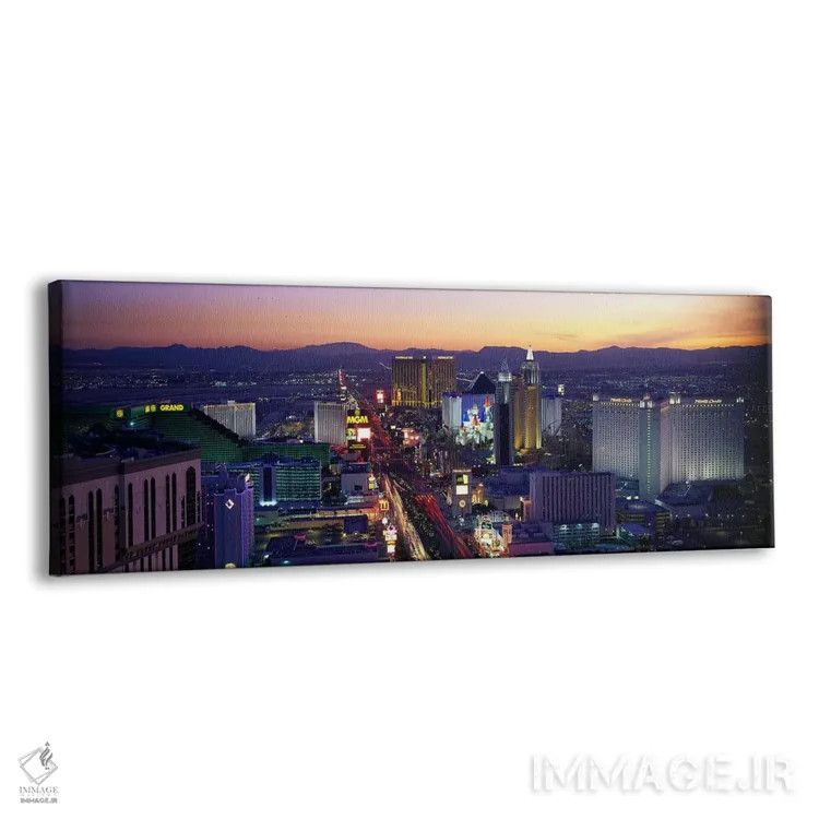 تابلو Nevada, USA,بلوار استریپ لاسوگاس، نوادا، آمریکا اثر پانورامیک ایمجز (استودیو عکاسی عریض) - نمای پرسپکتیو محصول