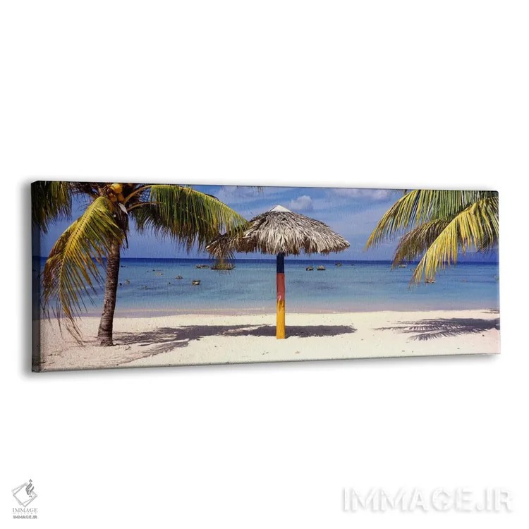تابلو La Boca, Cuba,سایهبان ساحلی، لا بوکا، کوبا اثر پانورامیک ایمجز (استودیو عکاسی عریض) - نمای پرسپکتیو محصول
