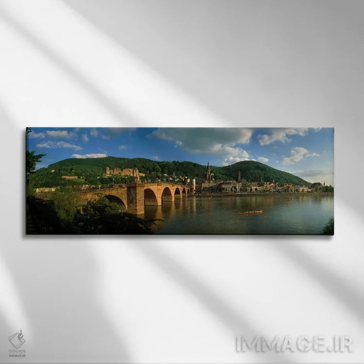 تابلو Heidelberg, Germany,پل، هایدلبرگ، آلمان اثر پانورامیک ایمجز (استودیو عکاسی عریض) - نمای روبهرو روی دیوار