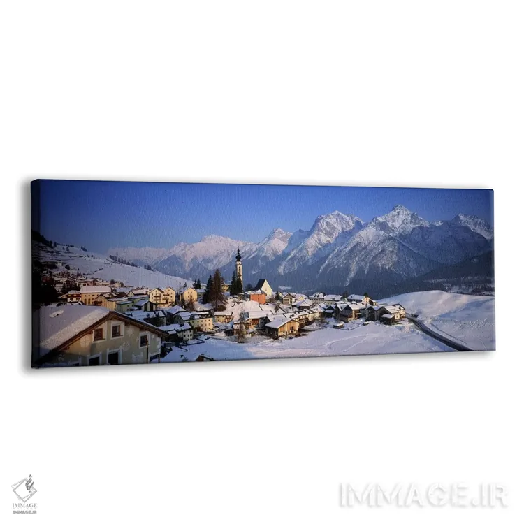 تابلو سوئیس اثر پانورامیک ایمجز (استودیو عکاسی عریض) - نمای پرسپکتیو محصول