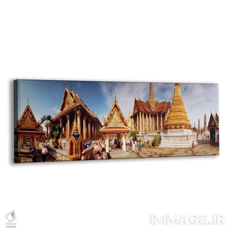 تابلو Grand Palace, Bangkok, Thailand,گروه پره مها پراسات، کاخ بزرگ، بانکوک، تایلند اثر پانورامیک ایمجز (استودیو عکاسی عریض) - نمای پرسپکتیو محصول