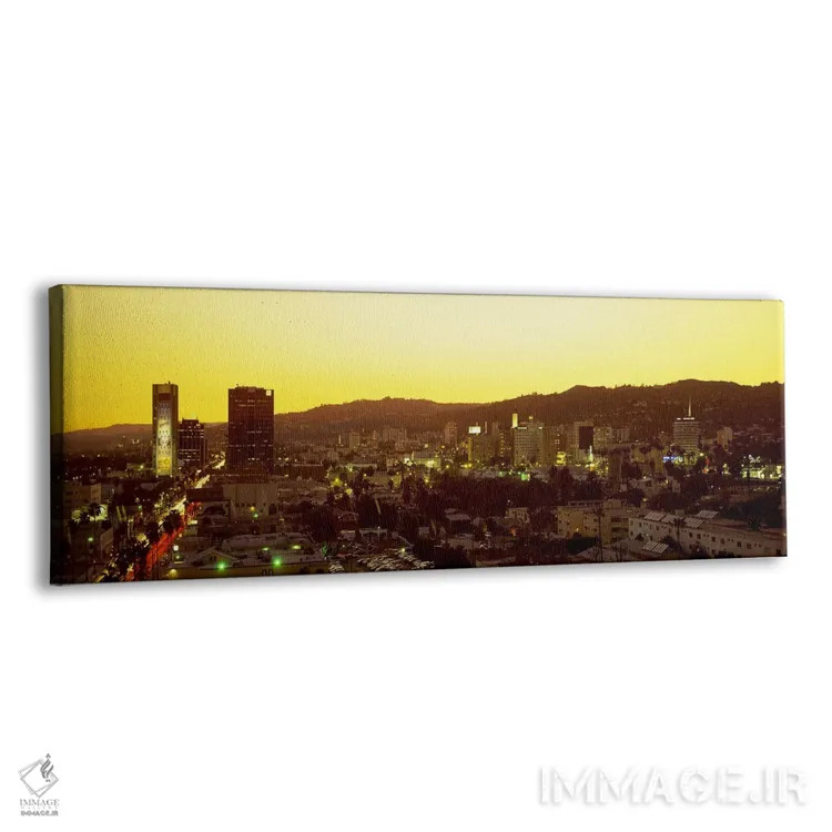تابلو Hollywood, California, USA,تپههای هالیوود، لسآنجلس، کالیفرنیا، آمریکا اثر پانورامیک ایمجز (استودیو عکاسی عریض) - نمای پرسپکتیو محصول
