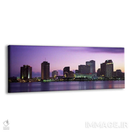 تابلو New Orleans, Louisiana, USA,منظره افق هنگام غروب، نیواورلئان، لوئیزیانا، آمریکا اثر پانورامیک ایمجز (استودیو عکاسی عریض) - نمای پرسپکتیو محصول