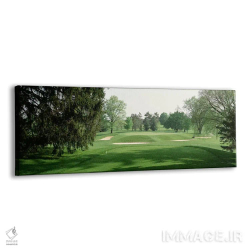 تابلو Baltimore Country Club, Maryland, USA,تله شنی در زمین گلف، باشگاه گلف کانتری بالتیمور، مریلند، آمریکا اثر پانورامیک ایمجز (استودیو عکاسی عریض) - نمای پرسپکتیو محصول