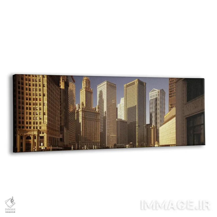 تابلو منظره شهری شیکاگو، ایلینوی، آمریکا اثر پانورامیک ایمجز (استودیو عکاسی عریض) - نمای پرسپکتیو محصول