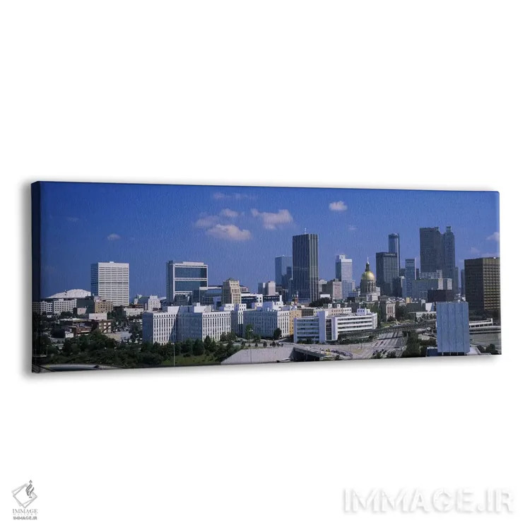 تابلو Atlanta, Georgia, USA #3,آسمانخراشها در شهر، آتلانتا، جورجیا، آمریکا (شماره ۳) اثر پانورامیک ایمجز (استودیو عکاسی عریض) - نمای پرسپکتیو محصول
