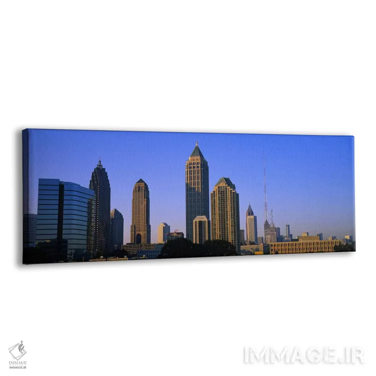 تابلو Atlanta, Georgia, USA,ساختمانها در شهر، آتلانتا، جورجیا، آمریکا اثر پانورامیک ایمجز (استودیو عکاسی عریض) - نمای پرسپکتیو محصول
