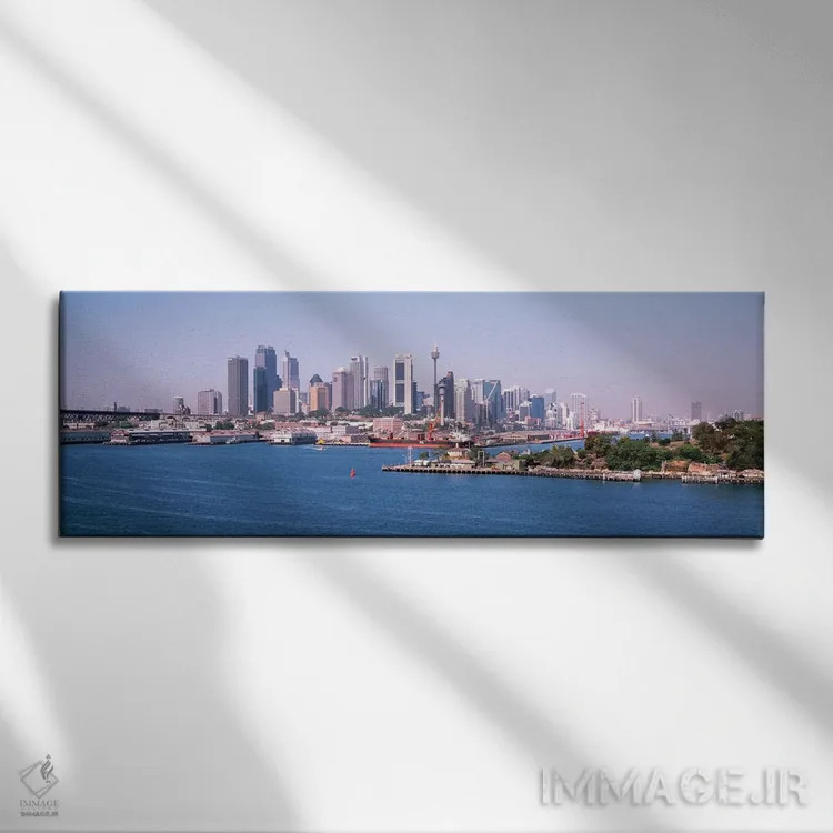 تابلو افق سیدنی، استرالیا اثر پانورامیک ایمجز (استودیو عکاسی عریض) - نمای روبهرو روی دیوار