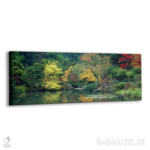 تابلو باغ ژاپنی سیاتل واشنگتن آمریکا اثر پانورامیک ایمجز (استودیو عکاسی عریض) - نمای پرسپکتیو محصول