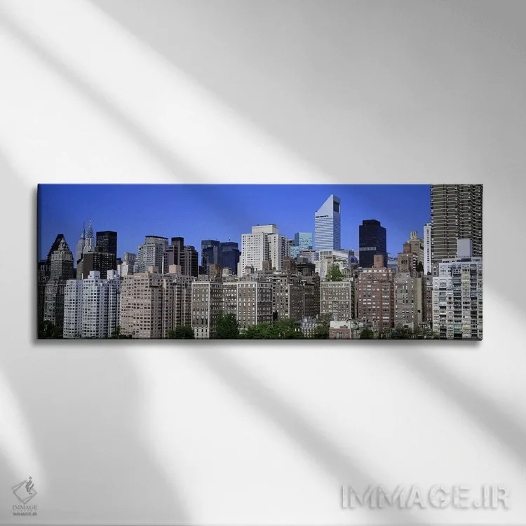 تابلو New York City, New York State, USA,کوئینز، نیویورک، ایالت نیویورک، آمریکا اثر پانورامیک ایمجز (استودیو عکاسی عریض) - نمای روبهرو روی دیوار