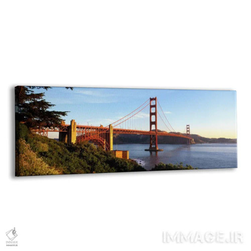 تابلو California, San Francisco, Golden Gate Bridge,آمریکا، کالیفرنیا، سانفرانسیسکو، پل گلدن گیت اثر پانورامیک ایمجز (استودیو عکاسی عریض) - نمای پرسپکتیو محصول
