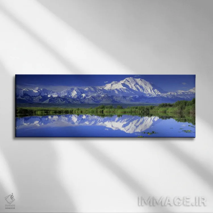 تابلو Denali National Park & Preserve, Alaska, USA,دنالی (کوه مککینلی)، پارک ملی دنالی، آلاسکا، آمریکا اثر پانورامیک ایمجز (استودیو عکاسی عریض) - نمای روبهرو روی دیوار